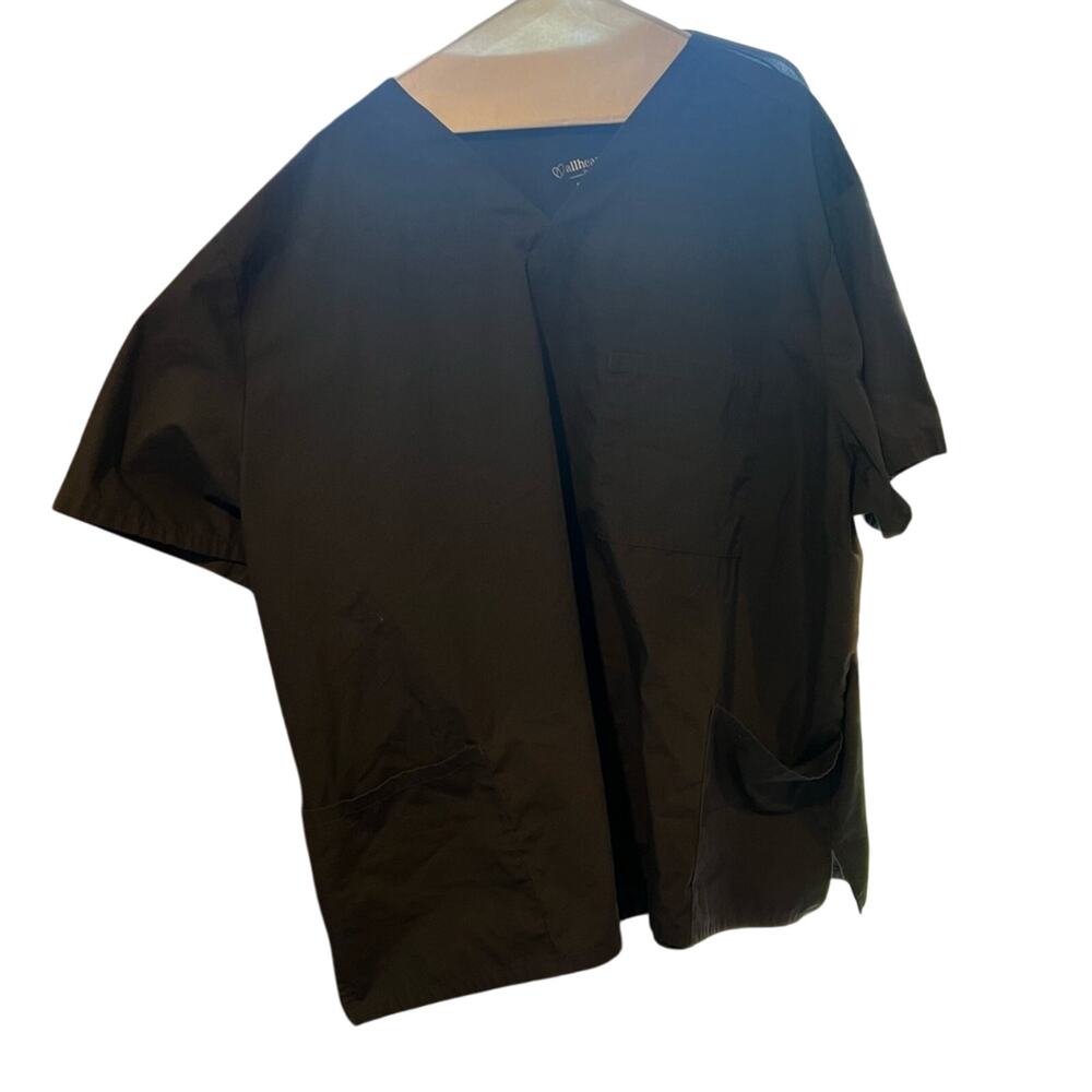 Pewter Gray Women's Scrubs Top Short Sleeves